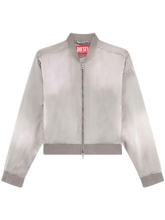 Diesel Giacca G-Khlow-N1 con ricamo - Grigio