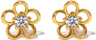 Girls Crew Teeny Tiny Flower Stud Earrings in Gold at Nordstrom