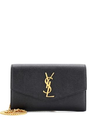 Saint Laurent Uptown Chain Wallet Leather crossbody bag - Nero