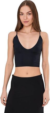 Free People Round Two Skinny Strap Womens Clothing Black : L-XL (US Womens 14-16), Elastane/Nylon