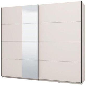 Dmora Guardaroba Grande Resiutta, Armadio Camera da Letto Appendiabiti, 2 Ripiani, Apertura Scorrevole, 245x217.5h cm Bianco Crema