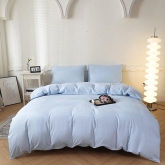 OEM Juego De Funda N&oacute;rdica Con 2 Fundas De Almohada 48 X 74 Cm, Juego Cama 180 X 220 Cm, Juego Funda N&oacute;rdica Microfibra Suave Cepillada, Azul Oscuro
