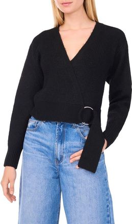1.State Wrap Sweater in Rich Black at Nordstrom Rack, Size Xx-Small