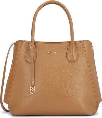 Kazar Tassen, Dames, Bruin, ONE Size, Leer, Marietta Handtas