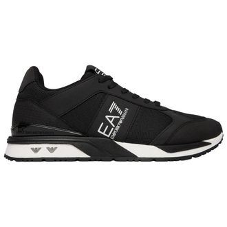 Emporio Armani Sneakers - Heren - Sneakers - Zwart - 42 2/3 EU - Polyester - Schoenen