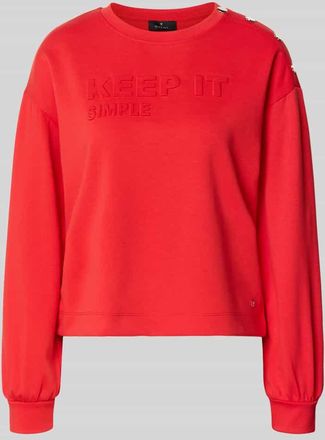 Monari Sweatshirt mit Viskose-Anteil in Hellrot, Gr&ouml;&szlig;e 36