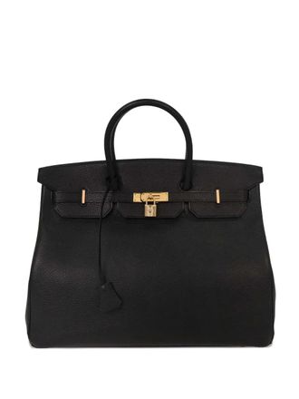 Herm&egrave;s Borsa tote Birkin 40 in pelle 1998 - Nero