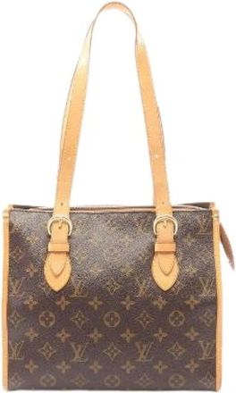 Louis Vuitton Pre-owned Handbags, female, Brown, Size: ONE SIZE Pre-owned Popincourt Haut Monogram Tote Bag