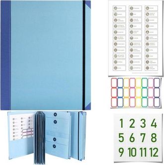 OEM 1 Articolo - Organizzatore Di Documenti - Cartella Portadocumenti - Organizzatore Di Documenti Importanti - In Caso Di Smarrimento Della Cartella - Ge