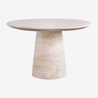 Sklum Sklum - Mesa De Comedor Redonda &Oslash;120 Cm En Cemento Noemi
