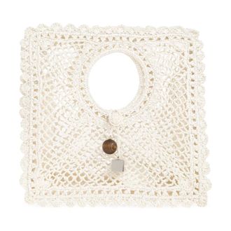 Jacquemus Handbags, female, White, Size: ONE SIZE Spiaggia Small Square Bag