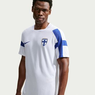 Nike Finland 2026 Match Home Nike Mens Aero-FIT Soccer Authentic Jersey in White | IO4559-100