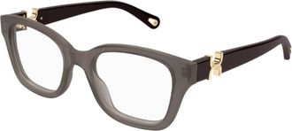 Chlo&eacute; Rechthoekige Acetaat Brillen - unisex - Brillen - Bruin - ONE Size - Accessoires