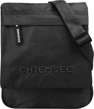 Chiemsee Umh&auml;ngetasche CHIEMSEE, Damen, Gr. B/H/T: 21cm x 17cm x 1cm onesize, schwarz, Kunstfaser, unifarben, Taschen Umh&auml;ngetasche