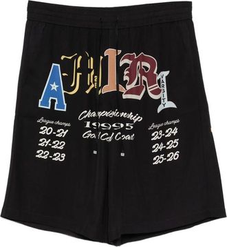 Amiri Graphic Drawstring Shorts