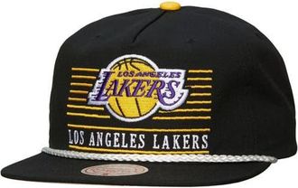 Mitchell & Ness Mens Mitchell & Ness Black Los Angeles Lakers Ascend Deadstock Snapback Hat at Nordstrom