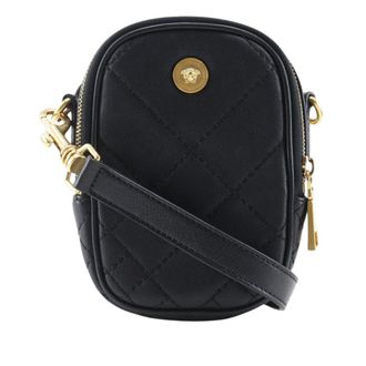 Versace Tweedekans Gequilted Leren Medusa Riemtas Crossbody