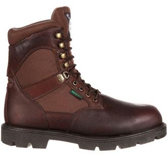 Georgia Boot Homeland Waterproof 600G Insulated Work Boot in Brown at Nordstrom, Size 10.5