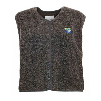 American Vintage Fleece Jacket - Dames - Longsleeves - Grijs - M/L - Tops