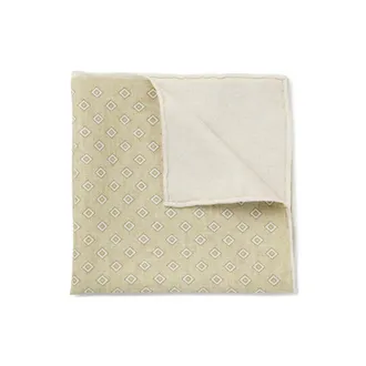 BOSS Printed pocket square in silk