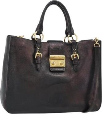Miu Miu Borsa Pre-owned - - Pre-owned - Donna - Nero - ONE SIZE