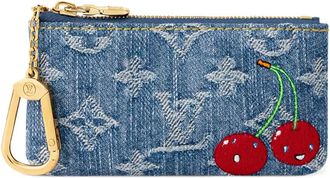 Louis Vuitton x Murakami monogram wallet - men - Denim - One Size - Blue