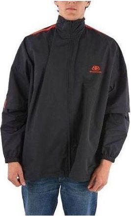 Balenciaga Double Sleeve Zip-Up Jacket Black 602278TG0114100