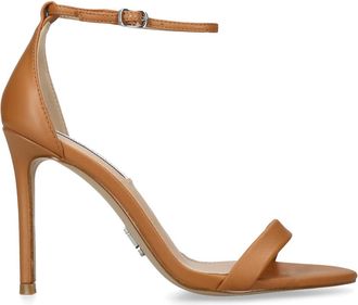 Steve Madden Womens Leather Tecy Camel Sandals - Size UK 7