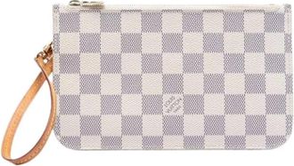 Louis Vuitton Pre-owned Clutches, female, Beige, Size: ONE SIZE Pre-owned Neverfull Pouch