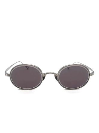 Kame ManNen oval-frame sunglasses - Grey