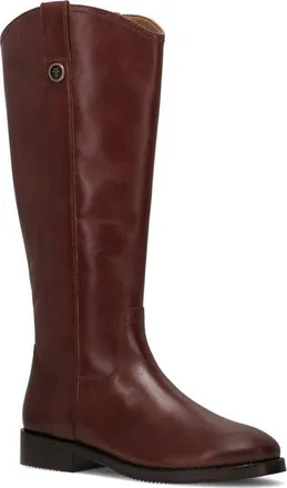 Frye Melissa Button Tall Boot in Saddle at Nordstrom, Size 9.5