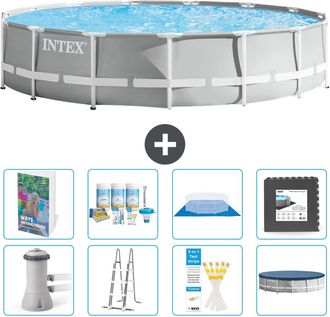 Intex Piscina Prism Frame Redonda - 457x107 Cm - 9-piezas S581
