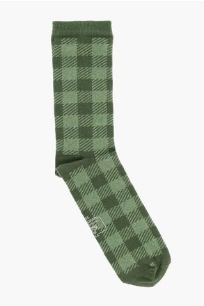 Woolrich Long Buffalo-Check Socks size 35/38