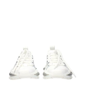 Dolce & Gabbana Logo-Embellished Fabric Sneaker - White