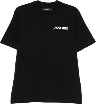 Amiri T-shirt met logo - Zwart