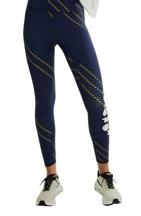 Free People FP Movement Never Better Graphic Leggings in Black Combo at Nordstrom Rack, Size Medium