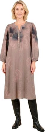 In Front Abito Midi - - Dresses - Donna - Beige - S