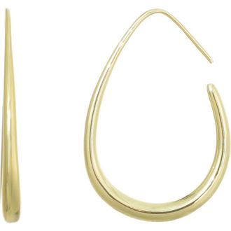Adornia Wire Hoop Earrings in Gold at Nordstrom Rack