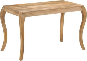 vidaXL Mesa De Comedor De Madera Maciza De Mango 118x60x76 Cm Vidaxl