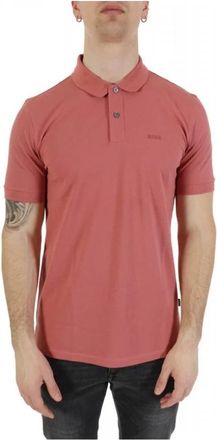HUGO BOSS Pallas Poloshirt - Heren - Polos - Roze - 2XL - Katoen - Tops