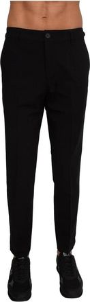 A|X Armani Exchange Slim-fit Broek - Heren - Slim Fit Broeken - Zwart - W33 - Leer - Broeken