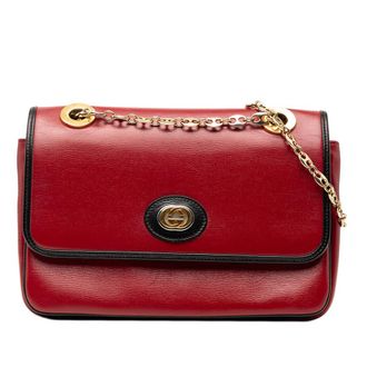 Gucci Pre-owned Gucci Small Leather Marina Chain Shoulder Bag Ladies JWRT5JCAN8IMXVNX