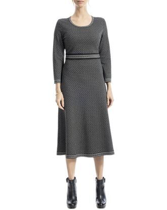 Max Studio Double Knit Midi Dress