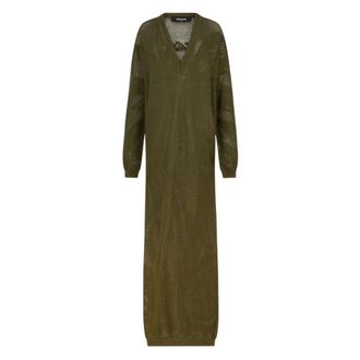 Dsquared2 Knitted Dresses, female, Green, Size: XS Dsquared2 Dresses