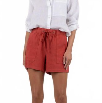 Kut from the Kloth Katana High Rise Short In Terra Cotta