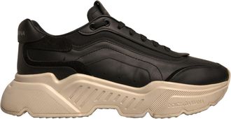 Dolce & Gabbana Black White Daymaster Low Top Sneakers Womens Shoes (Pre-Owned)