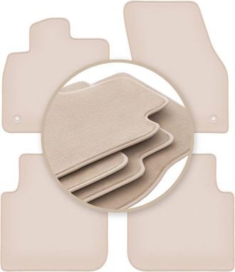 OEM Alfombrillas Premium Beige Para: Volkswagen Tiguan Allspace Crossover 2017