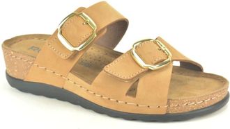 Rohde Schoenen, Dames, Bruin, 36 EU, Muil O. 2 velcro-gesp DZ
