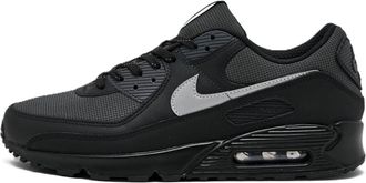 Nike Mens Air Max 90 Black Reflective Silver