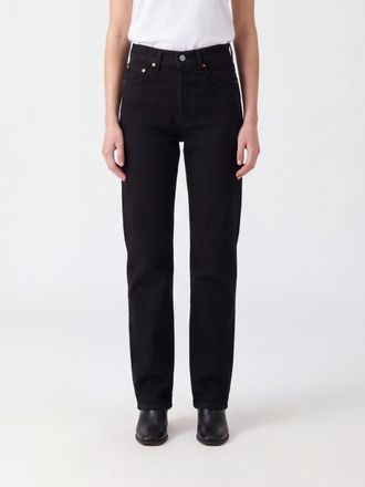 Levi's Jeans Ribcage a vita alta e gamba larga in denim riciclato